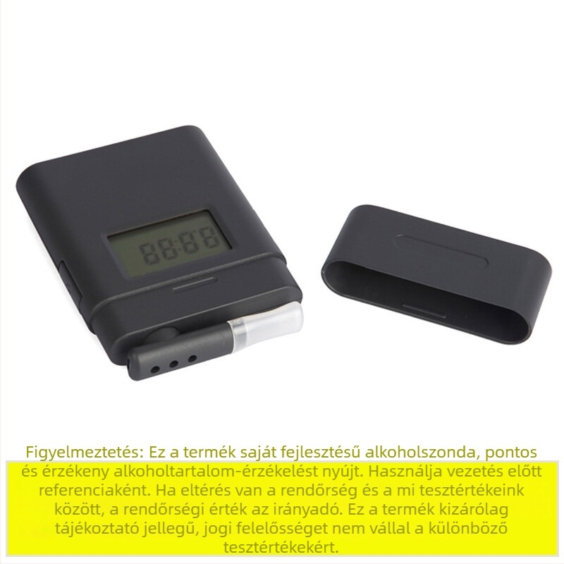 F838 – Hordozható, kézi alkoholszint-ellenőrző, kulcstartóval, LED kijelzővel