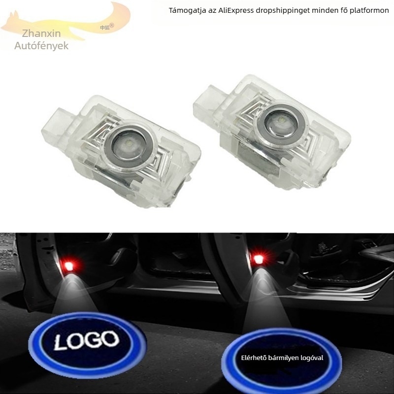 Volvo ajtó üdvözlő fénye projekcióval, 12V, 5W, 5500K (CREE)