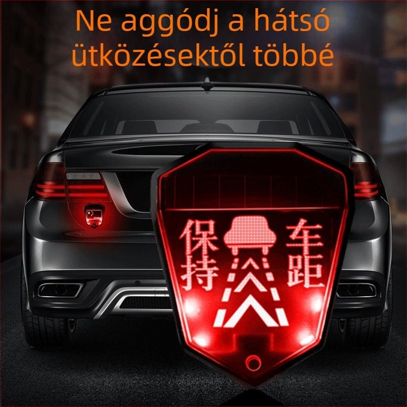 Napsugaros hátsó figyelmeztető lámpa járművekhez (LED, 3V, 0.1A, 0.2W, 1000 lm)