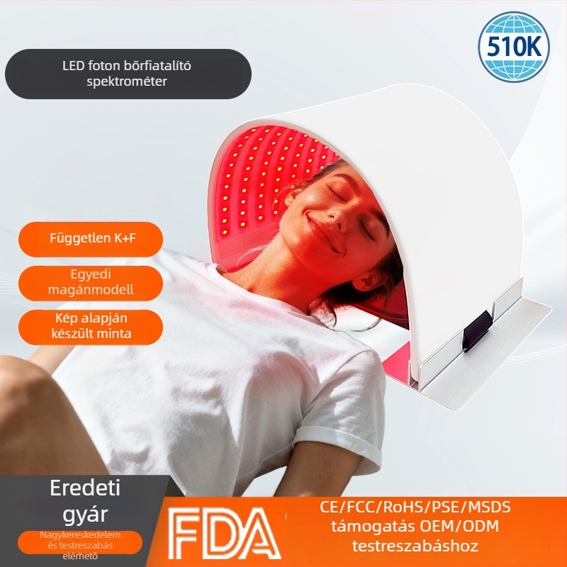 LED szépségkészülék fotonészlelő spektrométerrel, teljes test bőrfehérítés, IPX3 vízállóság, otthoni használatra