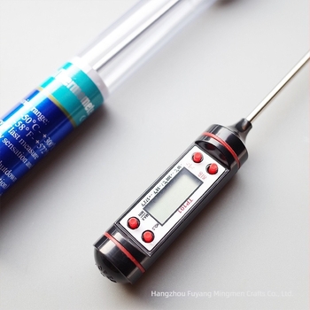 Konyhai otthoni használatra tervezett digitális szonda-thermometer, kézzel készített, TP101 modell, idegen alakú