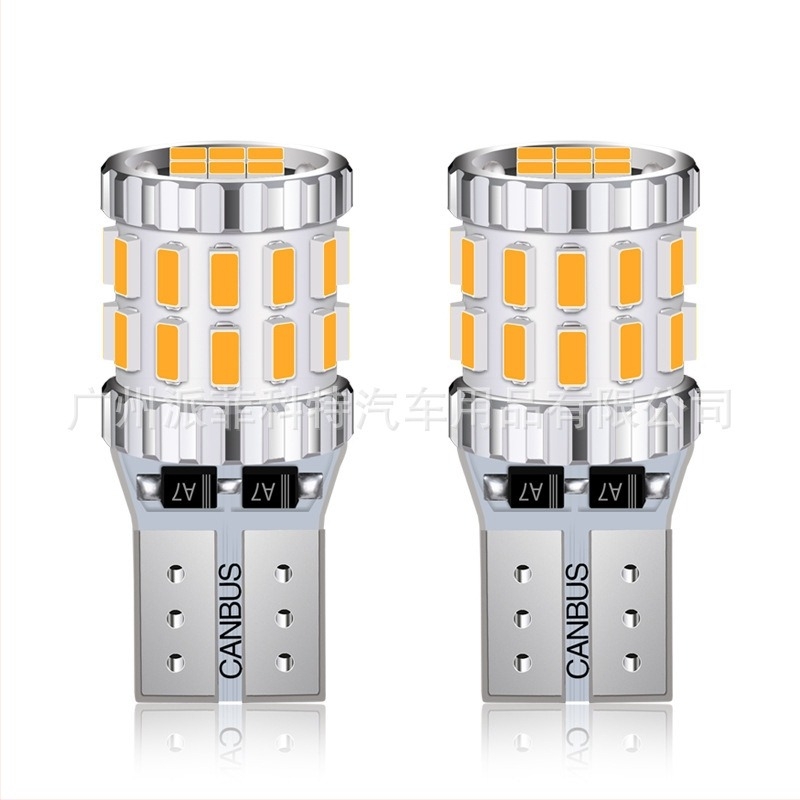 W5W/T10 CANBUS LED izzó dekóddal parkoló fényekhez (12-24V, 0.2A, 3W, 220LM, 3014)