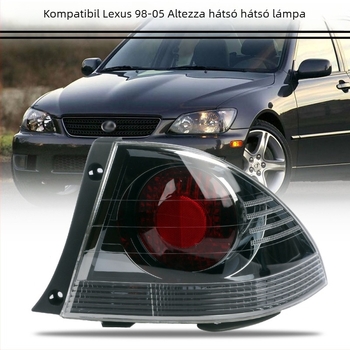 Hátsó LED lámpa Lexus Altezza RS200 IS200-hoz, tolató és féklámpa funkcióval, PC ház, 12V