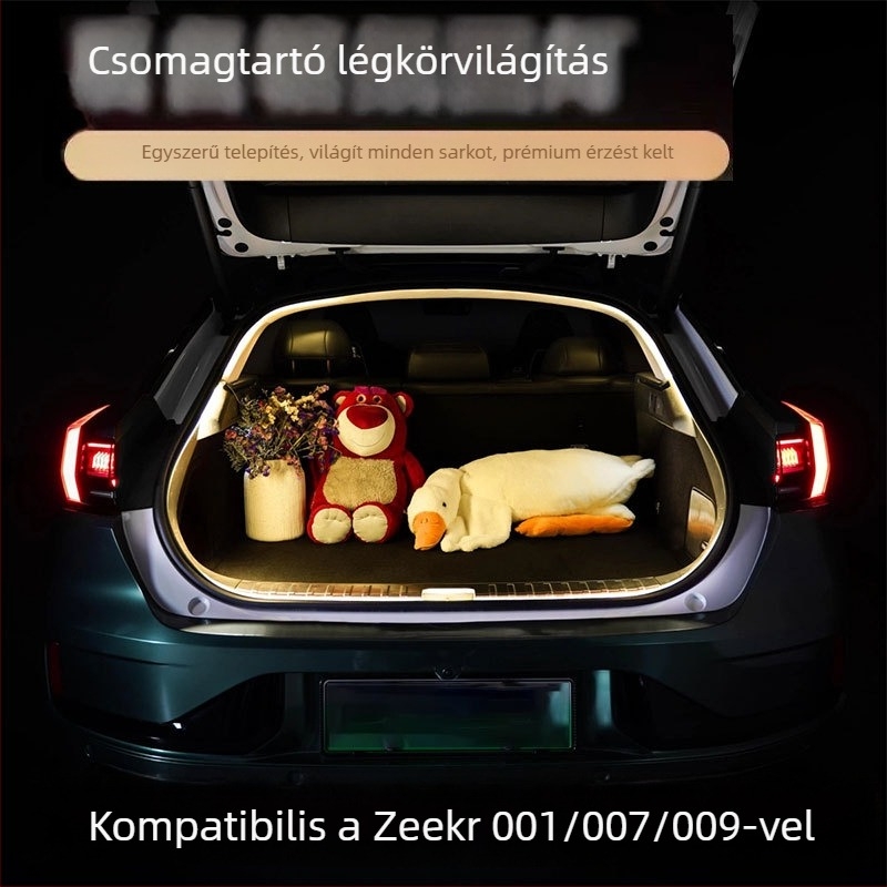 Autó csomagtartó LED világítócsík automata szenzorral, kompatibilis Pole krypton 001/007/009, 12V, 5W, LED fényforrás