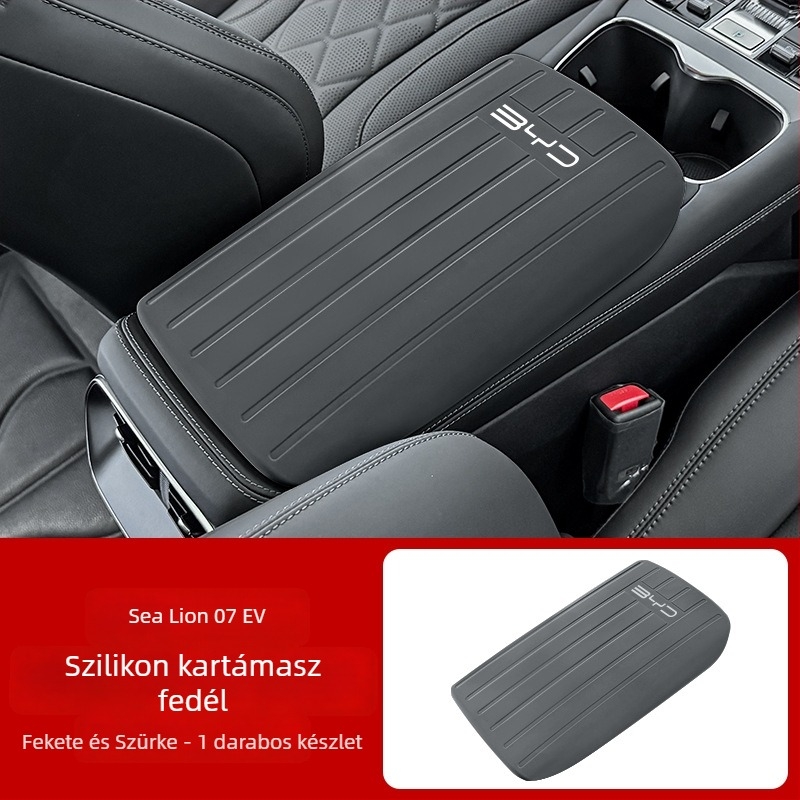 BYD Sea Lion 07EV Szilikon kartámaszfedél központi kartámasz párna - Belső átalakítás kiegészítő