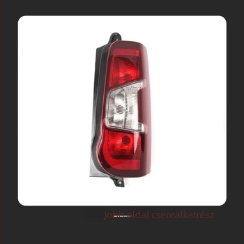 Peugeot Partner kettős hátsó ajtós modellhez hátsó lámpa – 19–23, félig szerelt, ABS műanyag, alkatrész számok 9819235880 és 9820554880