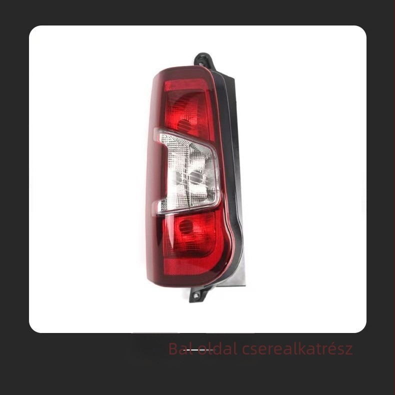 Peugeot Partner kettős hátsó ajtós modellhez hátsó lámpa – 19–23, félig szerelt, ABS műanyag, alkatrész számok 9819235880 és 9820554880