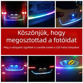 LED hátsó lámpa a csomagtartóhoz — Colorful streamer tail box light, 12V, 15W, 6000K, 300 lm, 50 000 óra