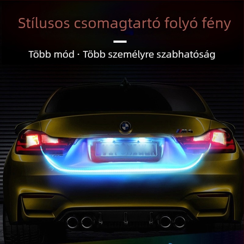 LED hátsó lámpa a csomagtartóhoz — Colorful streamer tail box light, 12V, 15W, 6000K, 300 lm, 50 000 óra