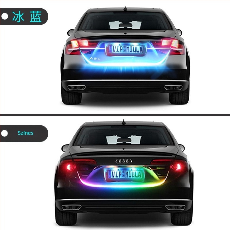 LED hátsó lámpa a csomagtartóhoz — Colorful streamer tail box light, 12V, 15W, 6000K, 300 lm, 50 000 óra