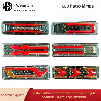 Hátsó lámpa triciklibe, modell 131, 12V, 50W, élettartam 9999 h