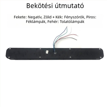 24V-es teherautó LED villogó hátsó lámpa, segédfény, 6D lencse, vízálló