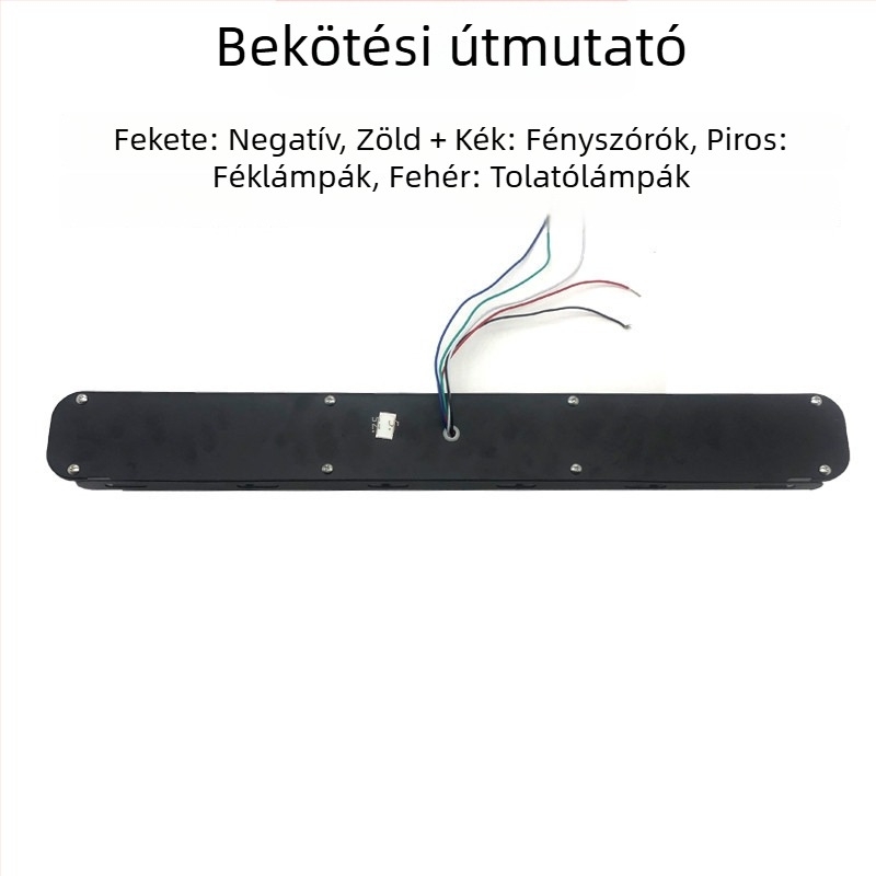 24V-es teherautó LED villogó hátsó lámpa, segédfény, 6D lencse, vízálló
