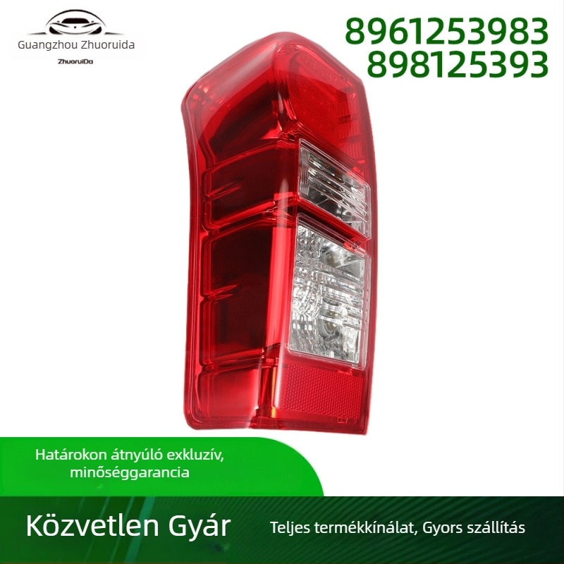 Isuzu D-Max 2012-2019 bal oldali hátsó lámpa, ABS, alkatrész számok 8961253983 és 898125393