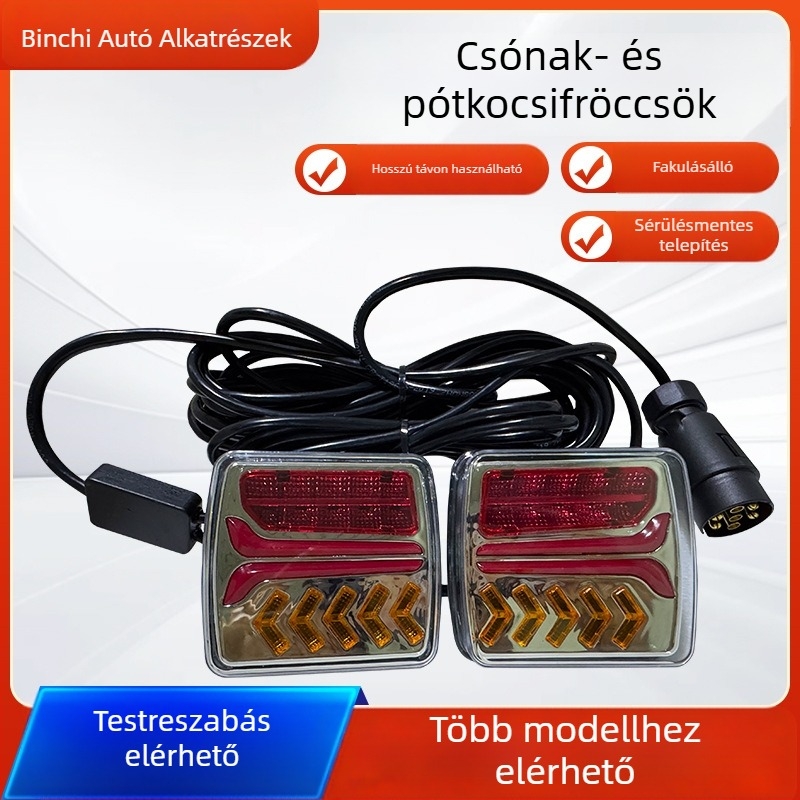Trailer kombinált hátsó lámpa – ABS, 24V, vízálló, Binchi Márka