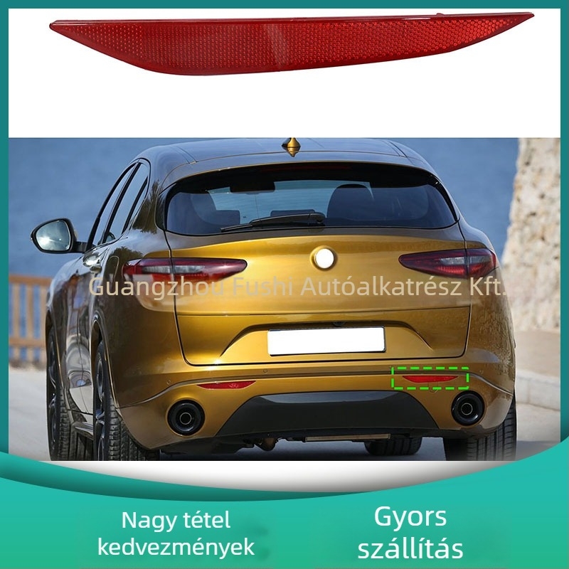 Hátsó lökhárító világítás-reflektor Alfa Romeo Stelvio 2018-2023, modell FSD-319, ABS, márka FUSDAR, L:50553181 / R:50553182