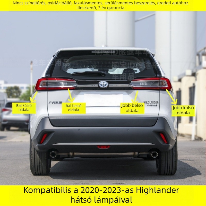 Toyota Wildlander hátsó lámpa burkolat, fék-, tolató- és indexlámpa (bal és jobb oldal)