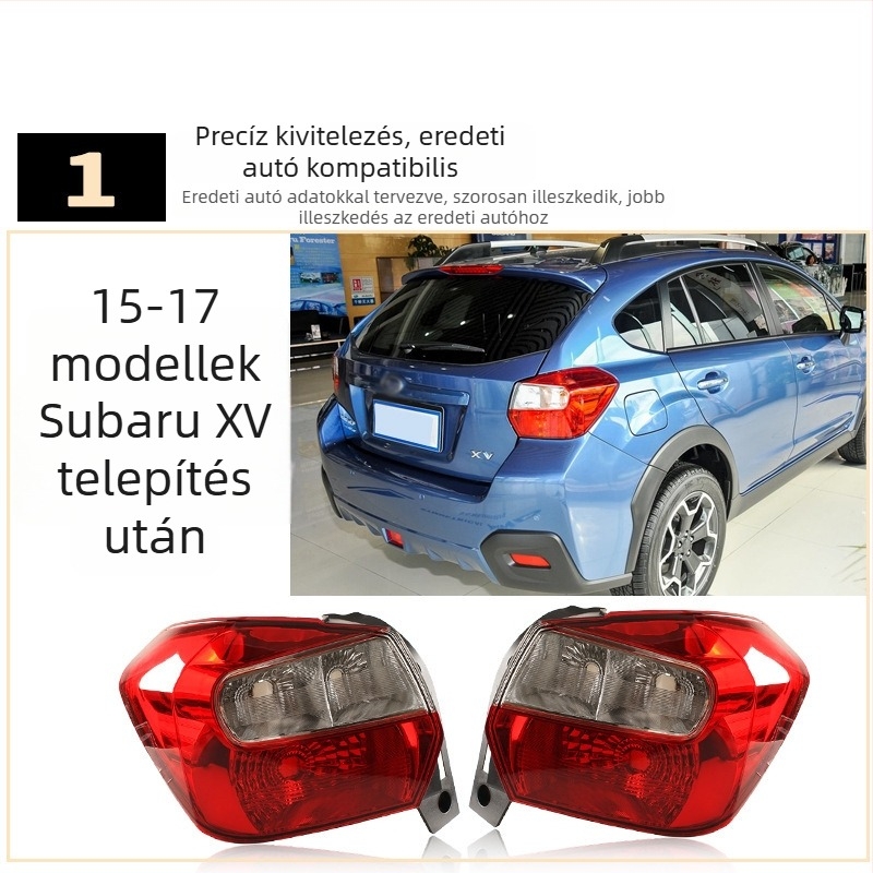 Subaru XV hátsó lámpa – fél szerelvény, fedél a féklámpához és ház a tolató lámpához, ABS, halogén, modell 220-1929r