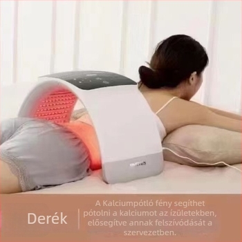 Összecsukható paneles LED bőrszépítő készülék — multispektrális fény, hordozható, IPX1, vezetékes táppellátás