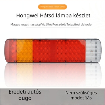 LED hátsó lámpa Sinotruk Howo teherautóhoz, Howo LED modell, 5W, 24V, PC ház, élettartam 10000h