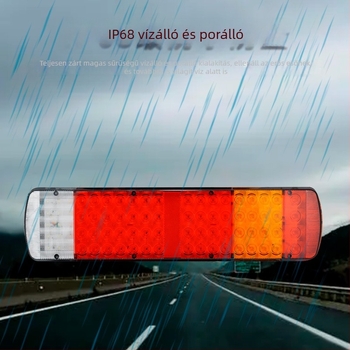 LED hátsó lámpa Sinotruk Howo teherautóhoz, Howo LED modell, 5W, 24V, PC ház, élettartam 10000h