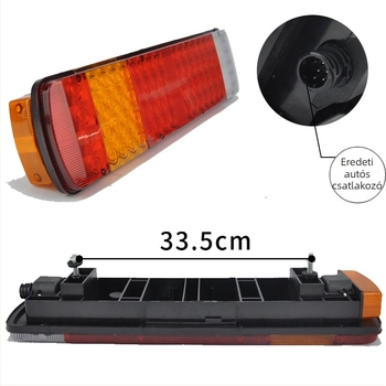 LED hátsó lámpa Sinotruk Howo teherautóhoz, Howo LED modell, 5W, 24V, PC ház, élettartam 10000h