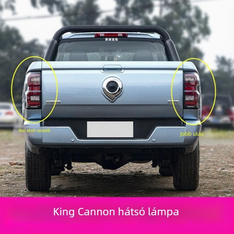 Great Wall Pickup hátsó lámpa ház – bal és jobb oldal, készlet a tolató és féklámpához, OEM az eredeti gyártótól