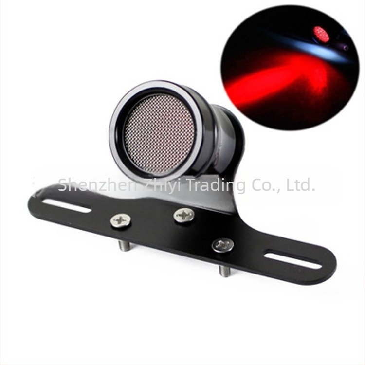 Motorkerékpár hátsó LED lámpa - Zhiyi ABS, 12V, zy1006