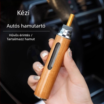 Autós hamutál — fa, gravírozott, kettős használat autóhoz és otthonhoz, 55 g