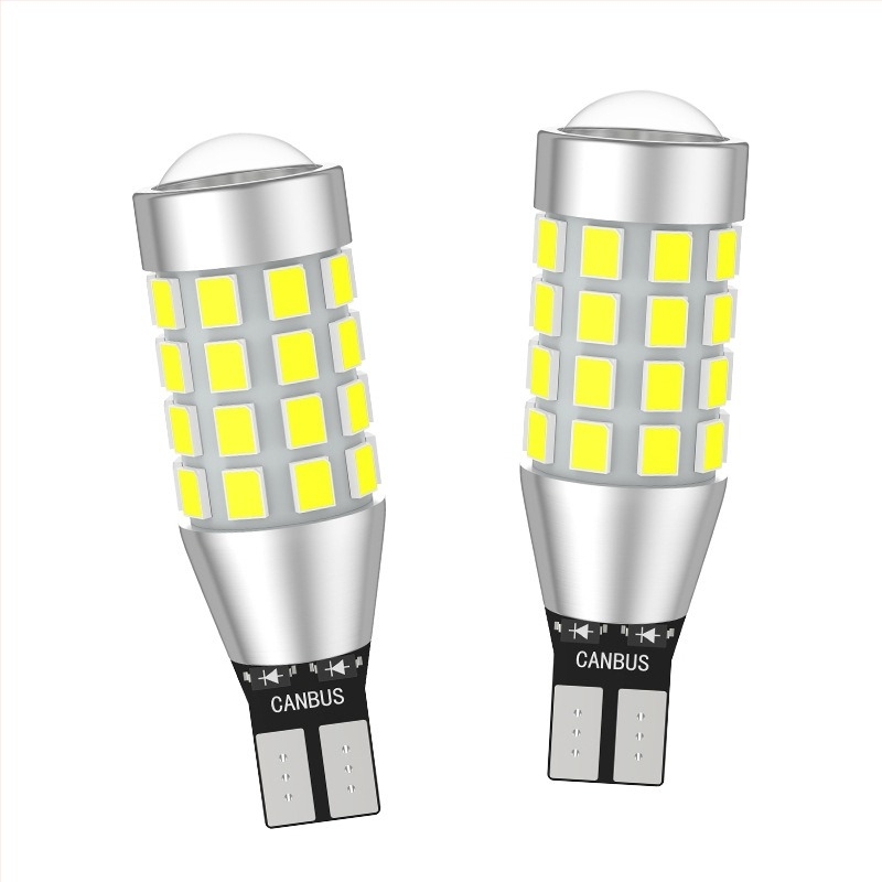 Autó hátsó tolatólámpa T15-2835-40w-fpc-tj canbus, 12–24V DC, 7W, 1000 lm, 6000–7000K, lencsével