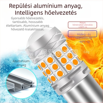 Light Catcher LED autó jelzőfénye 1156 PY21W BAU15S 7440 3156 12-24V