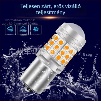 Light Catcher LED autó jelzőfénye 1156 PY21W BAU15S 7440 3156 12-24V