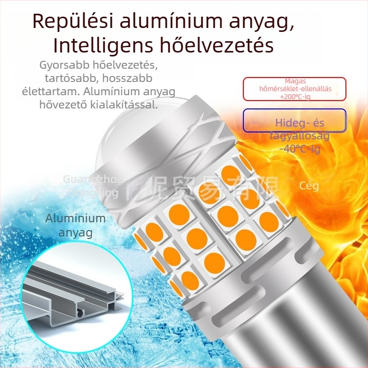Light Catcher LED autó jelzőfénye 1156 PY21W BAU15S 7440 3156 12-24V