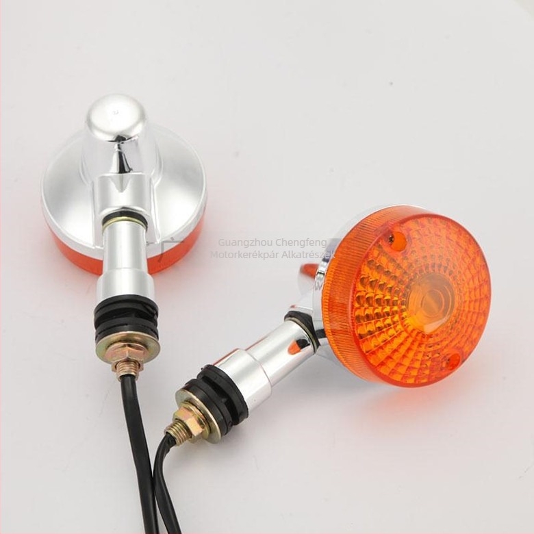 Motorkerékpár jelzőkészlet, előre és hátra, cf-turn signal, 12V, 10W