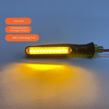 LED motorkerékpár jelzőfény, 12V vízálló, dinamikus indikátor, modell CY2019011501