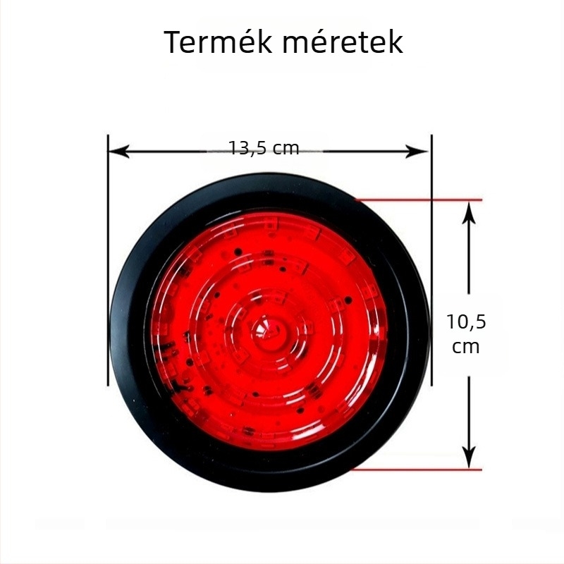 LED hátsó lámpa teherautóhoz, 24V, 6W, 1000lm, 50000h, modell XSL-0052