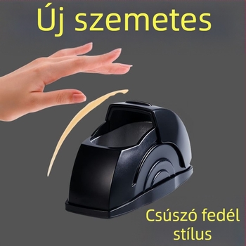 Autóba való hamutartó műanyagból, belső fém belsővel és nyitható fedele, biomimikri dizájn (Anyag: Műanyag; Modell: Középkonzol hamutartó; Tömeg: 100 g; Testreszabás: Igen; Gyártási folyamat: Biomimikria)