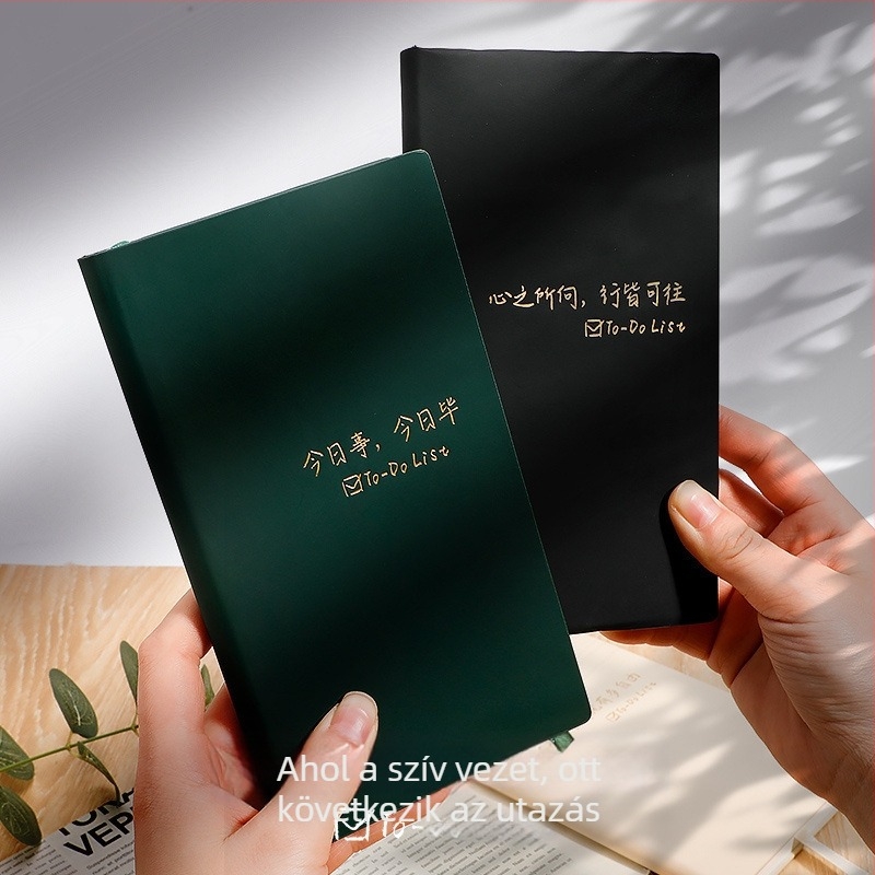 QTHERH által gyártott vázlatfüzet - PU fedél, varrott kötés, Dawlin papír