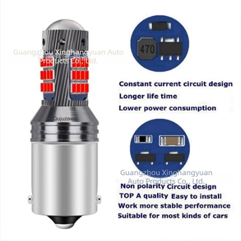 Autó LED fék- és indexlámpa 1157 BAY15D, 42SMD, 12V, 8W, 50.000 h