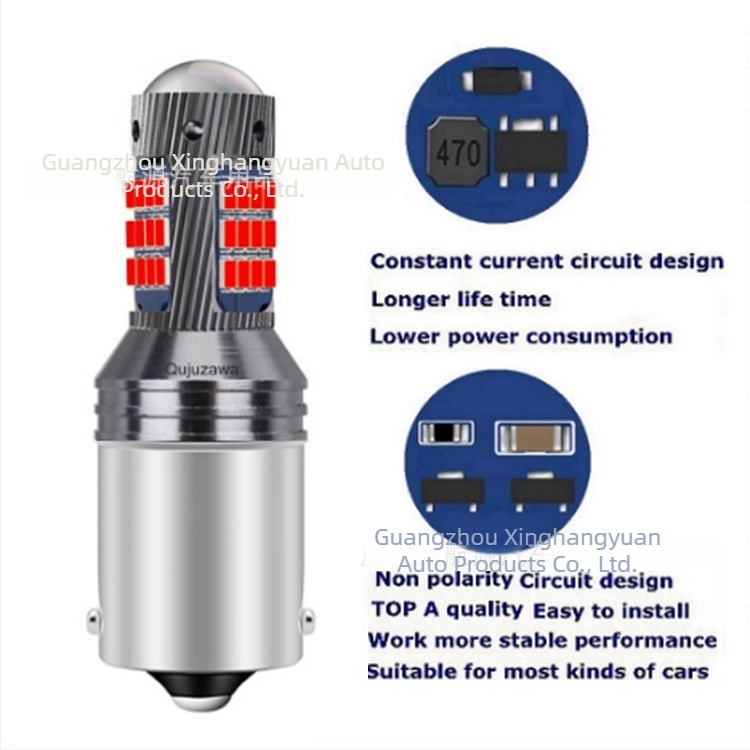 Autó LED fék- és indexlámpa 1157 BAY15D, 42SMD, 12V, 8W, 50.000 h