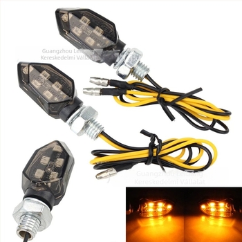 Universal 12V motorkerékpár irányjelző - 5 LED, ABS LB-125