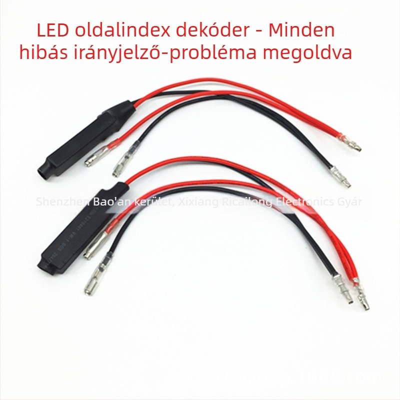 Motorkerékpár LED index dekóder, univerzális kompatibilitás, 12V, 10W