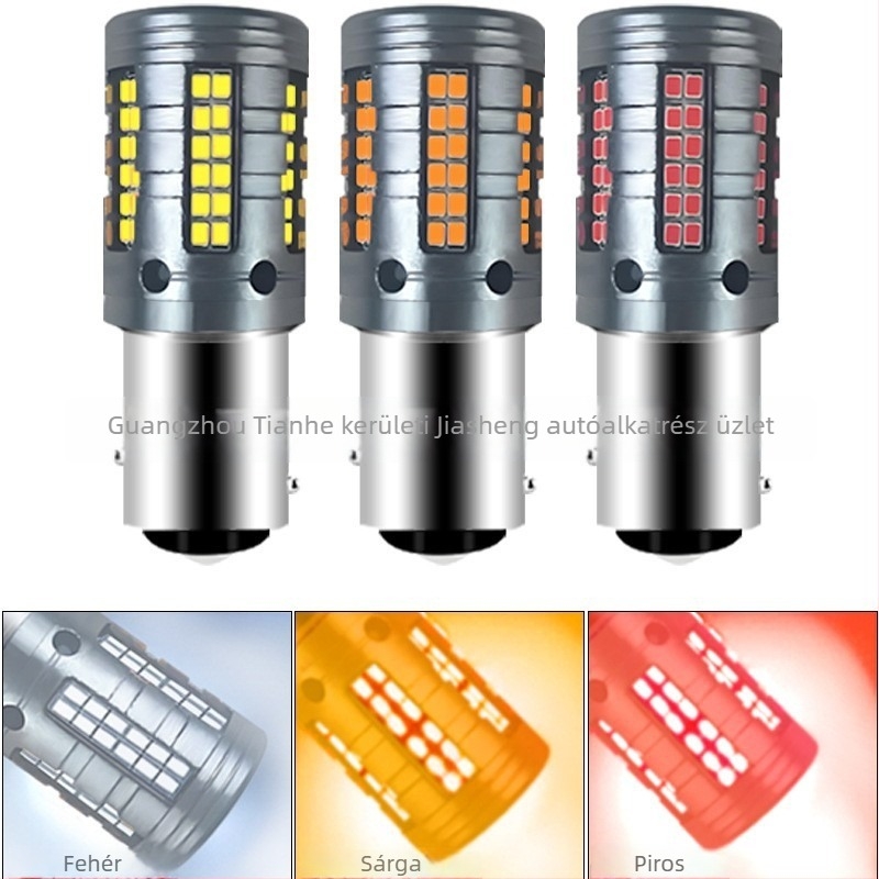 Autó LED magas fényerősségű kanyarjelző dekóder 1156, 84 LED, 7440, 2016, 84-SMD, 1157 féklámpa