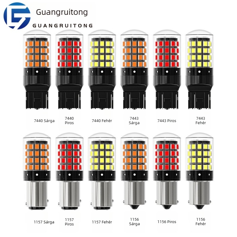 Autó LED fékfény ZXSC-2835-54, 12V, 22W, 2835 LED, élettartam 5000 h
