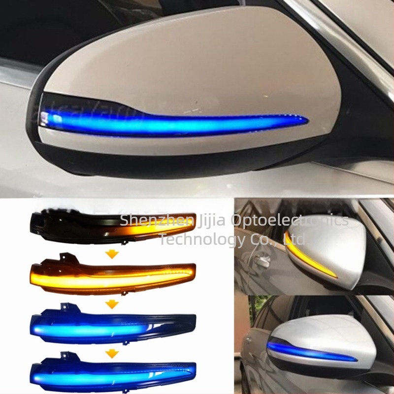 Mercedes-Benz W213 W205 W222 X253 LED oldalsó tükröt jelzőfény – 5W, 12V, 6500K, 50000h