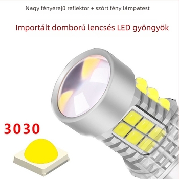 LED hátsó lámpa autóhoz, 1156/1157, 3030, 30SMD, T20/T25, nagy teljesítmény, 12V, 1200LM