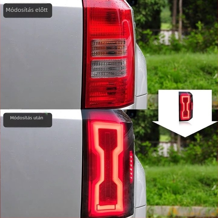 LED hátsó lámpa készlet Jeep Libertyhez (2009–2016) szekvenciális irányjelzőkkel