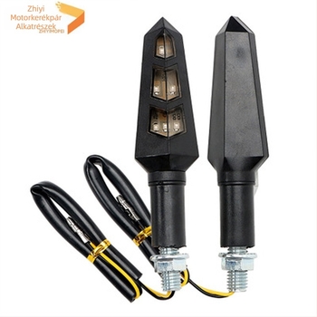 Motorkerékpár LED irányjelző fény, 12V, ABS ház, univerzális kompatibilitás, modell zy0242