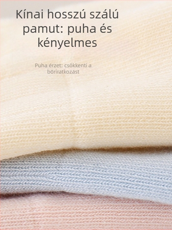 Újszülött baba zokni, finom pamut, középső csőhossz, jacquard kötés, mintás fülű