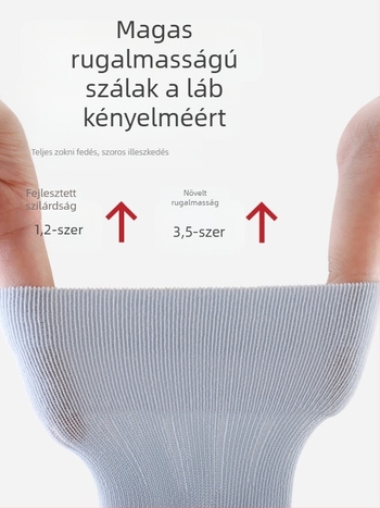 Újszülött baba zokni, finom pamut, középső csőhossz, jacquard kötés, mintás fülű